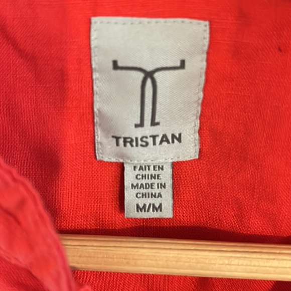 Tristan sleeveless button shirt Medium - Picture 3 of 5